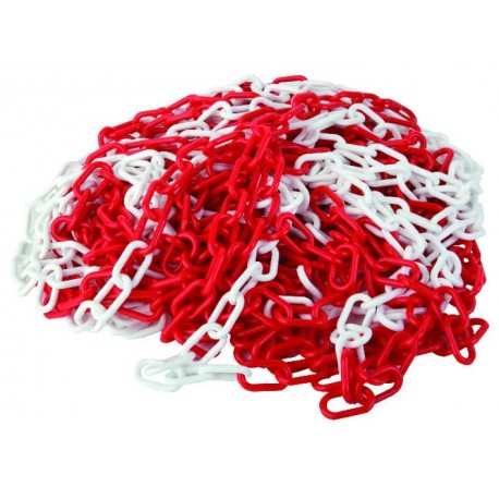 Верига пластмасова - червено и бяло. Код 010510005