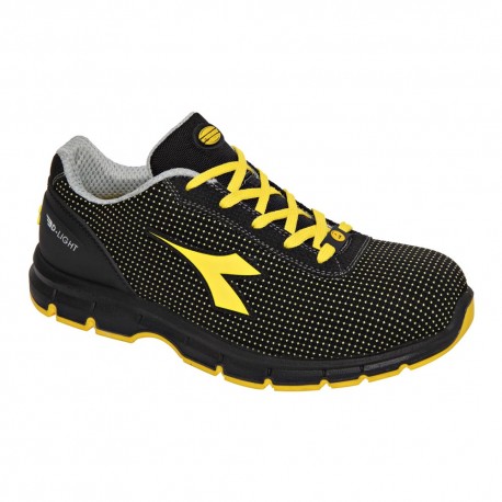 Обувки половинки DIADORA ATOM LOW S3 SRC ESD, черно/жълти