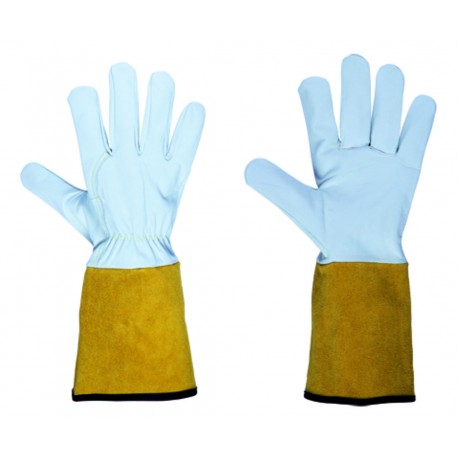 Работни ръкавици за заваряване от агнешка кожа HORNERO