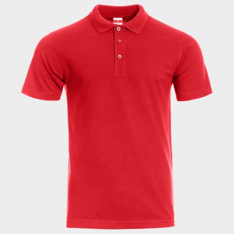 Тениска с якичка NAOS червена