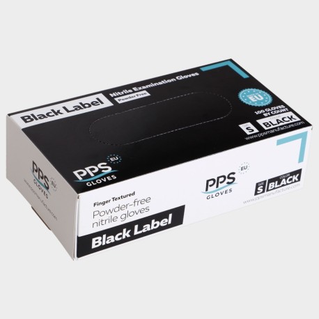 PPS NITRILE BLACK PF Еднократни ръкавици от нитрил