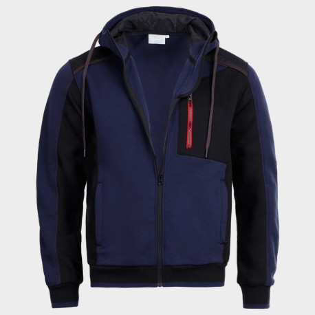 REVOLT NAVY BLUE/BLACK Суитшърт