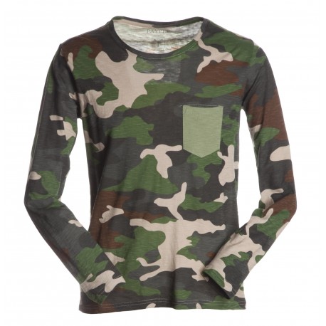 Тениска с дълъг ръкав PAYPER LIVING camo