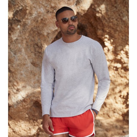 Тениска с дълъг ръкав модел VALUEWEIGHT LONG SLEEVE