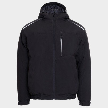 Зимно ватирано яке REVOLT SOFTSHELL черно