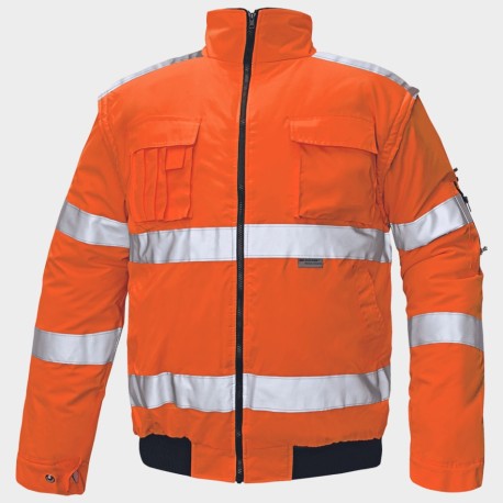 Светлоотразително яке CLOVELLY PILOT   Светлоотразително яке CLOVELLY PILOT Светлоотразително яке CLOVELLY PILOT оранжев