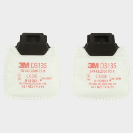 3M Secure Click D3125 P2 R Прахов филтър, чифт